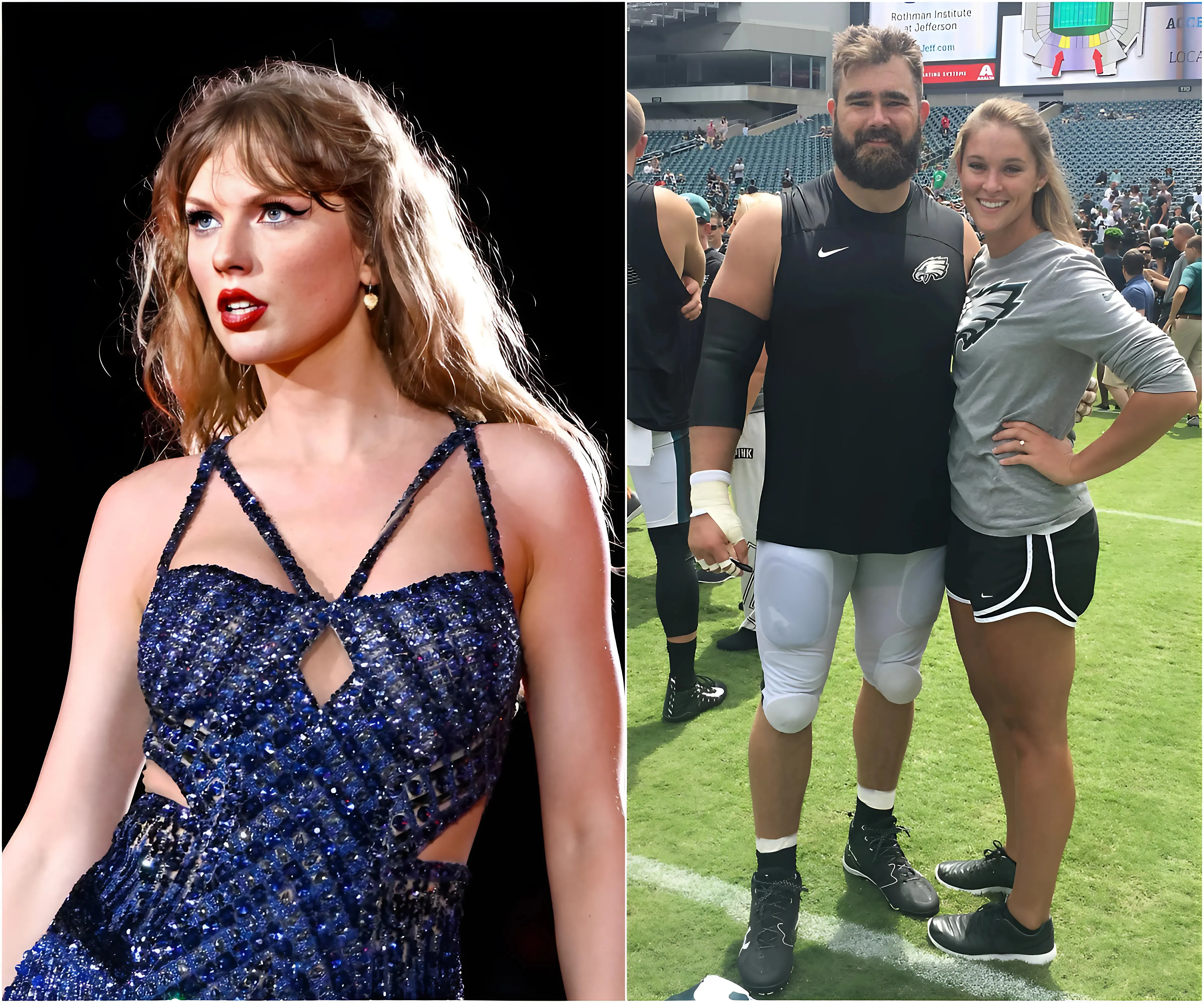 Fans Buzzing: Taylor Swift Unexpectedly Drops Hints About Kylie Kelce’s Baby News During an Emotional Eras Show! - suong