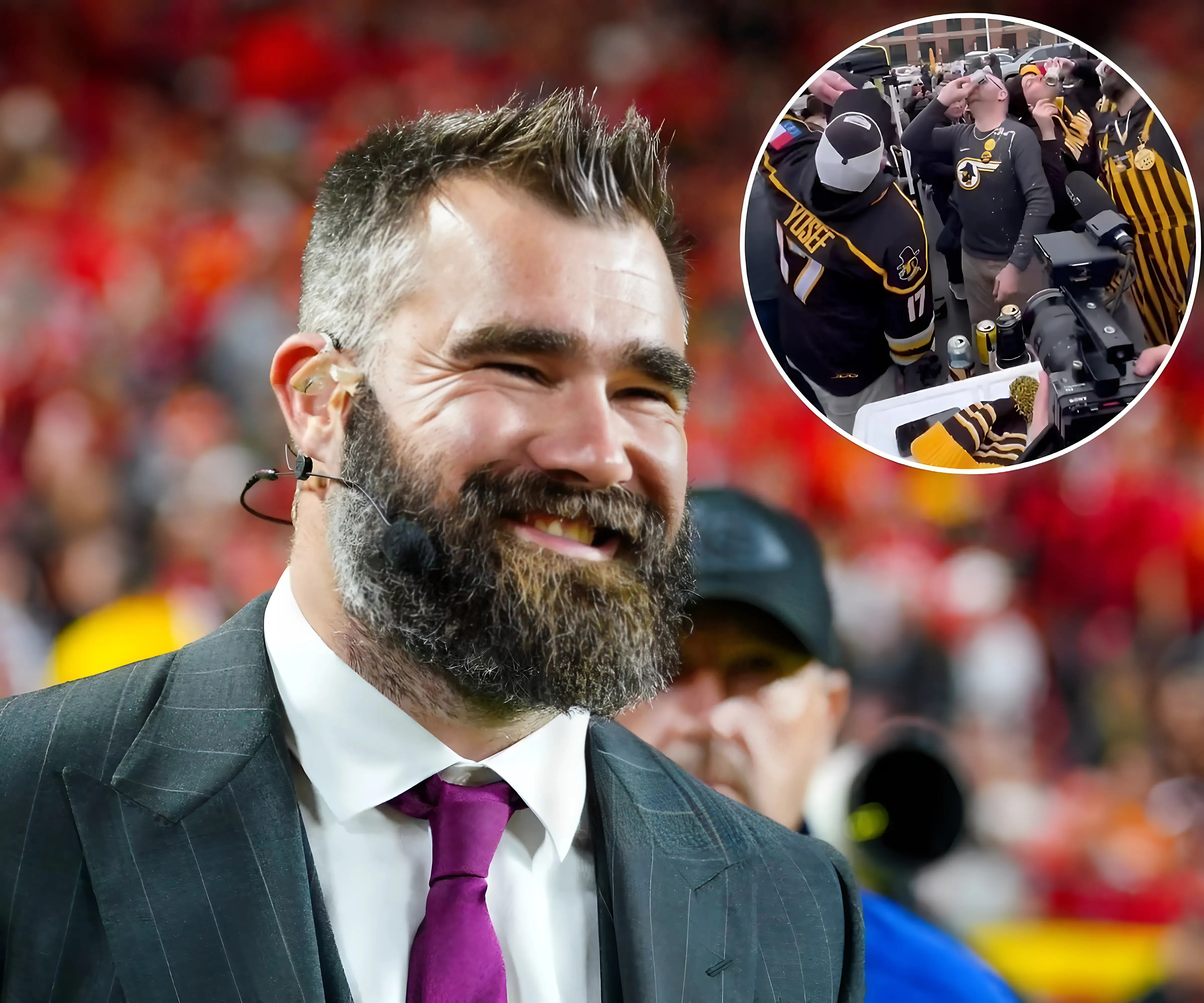 Jason Kelce Takes Appalachian State by Storm: All-Night Partying, Beer Chugging, Karaoke Singing, and Wild Moments Amid the Chaos - suong