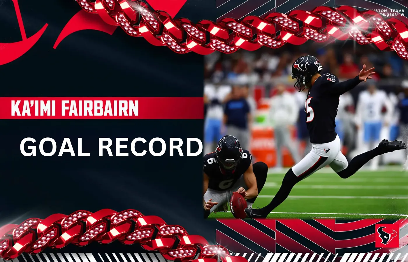 Texans’ Ka’imi Fairbairn sets wild 50-yard field goal record