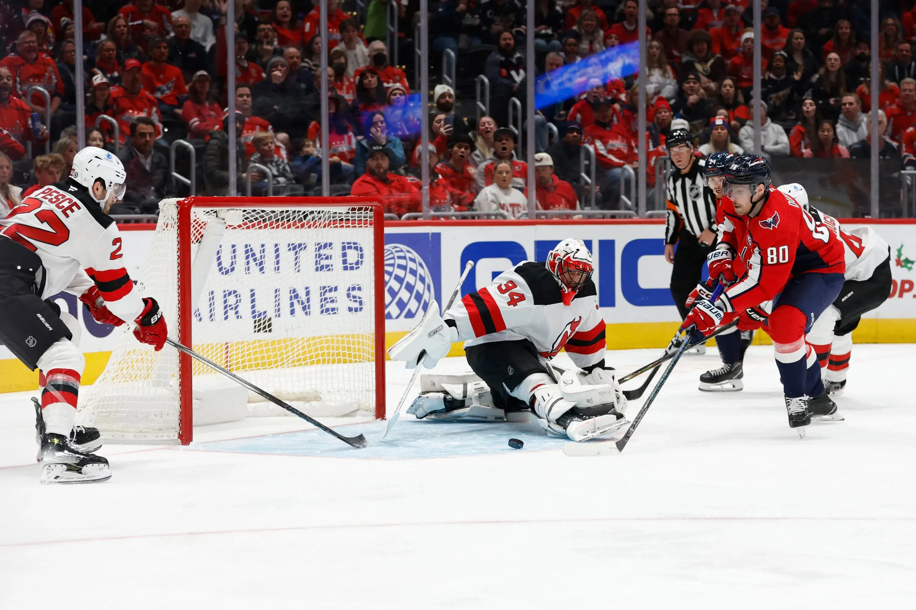 Washington Capitals once again falter on home ice to the New Jersey Devils