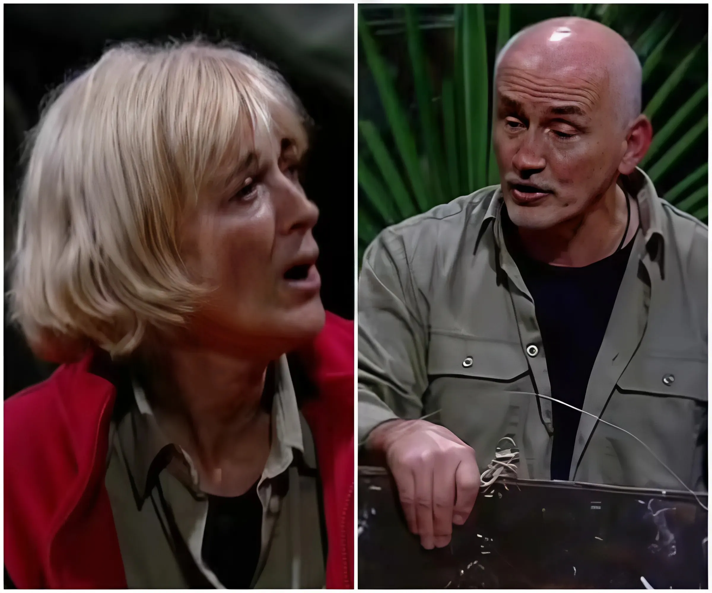 I'm A Celeb viewers accuse Jane Moore of 'acting like a child' after Loose Women star seethes at 'sexist' camp leaders Danny Jones and Barry McGuigan for putting her on pot washing duties