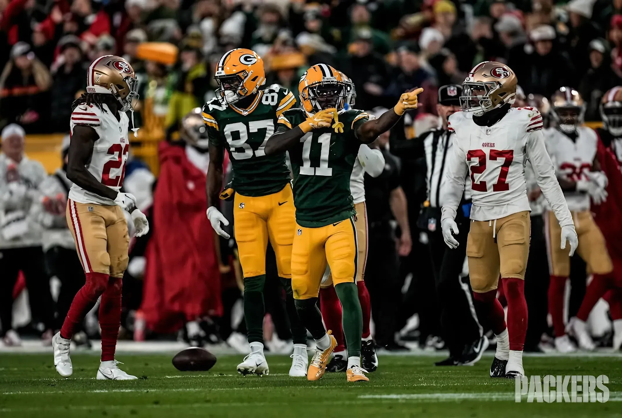 Packers lose Romeo Doubs to injury amid 49ers clash