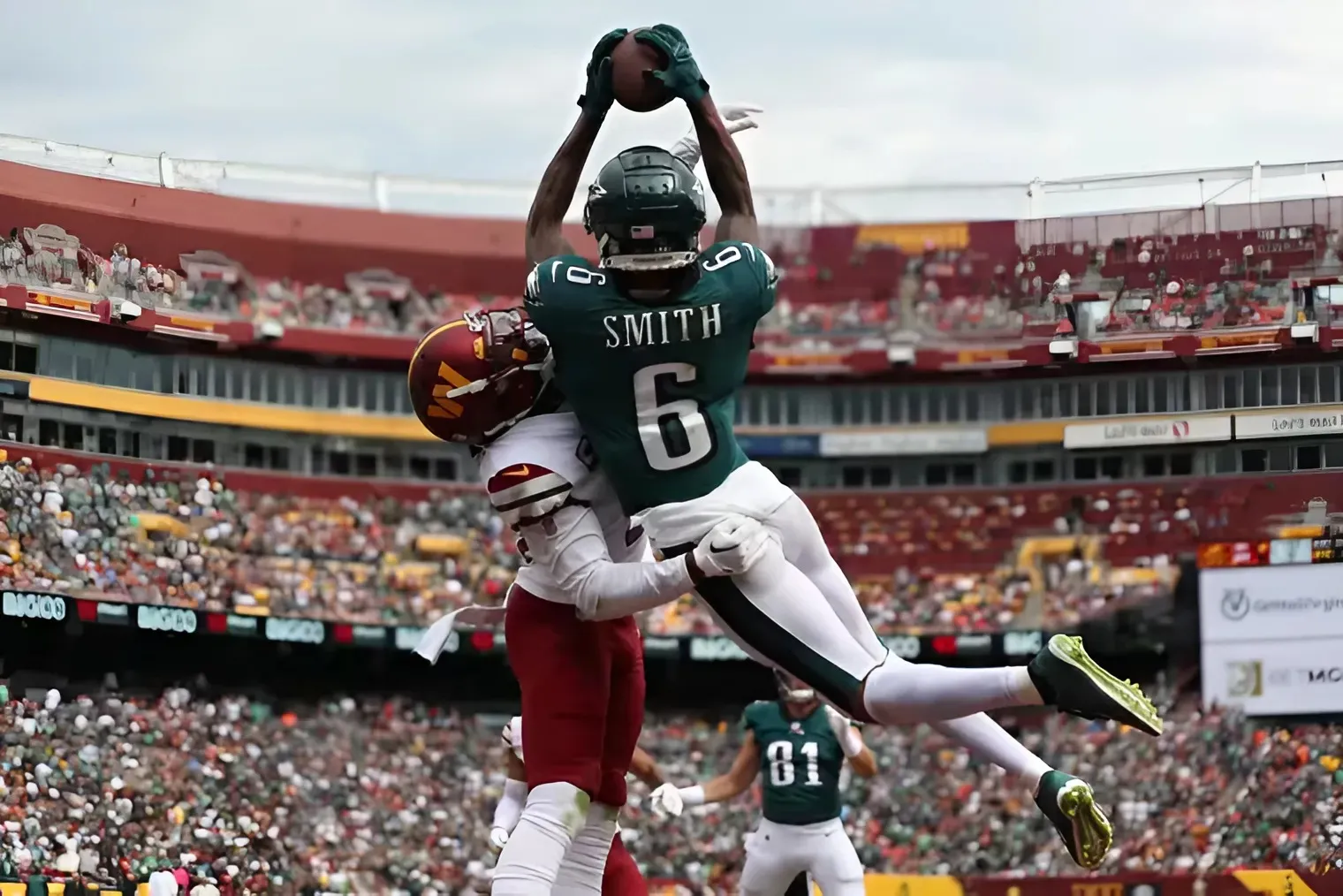 Eagles WR DeVonta Smith jumps in on latest viral meme amid injury