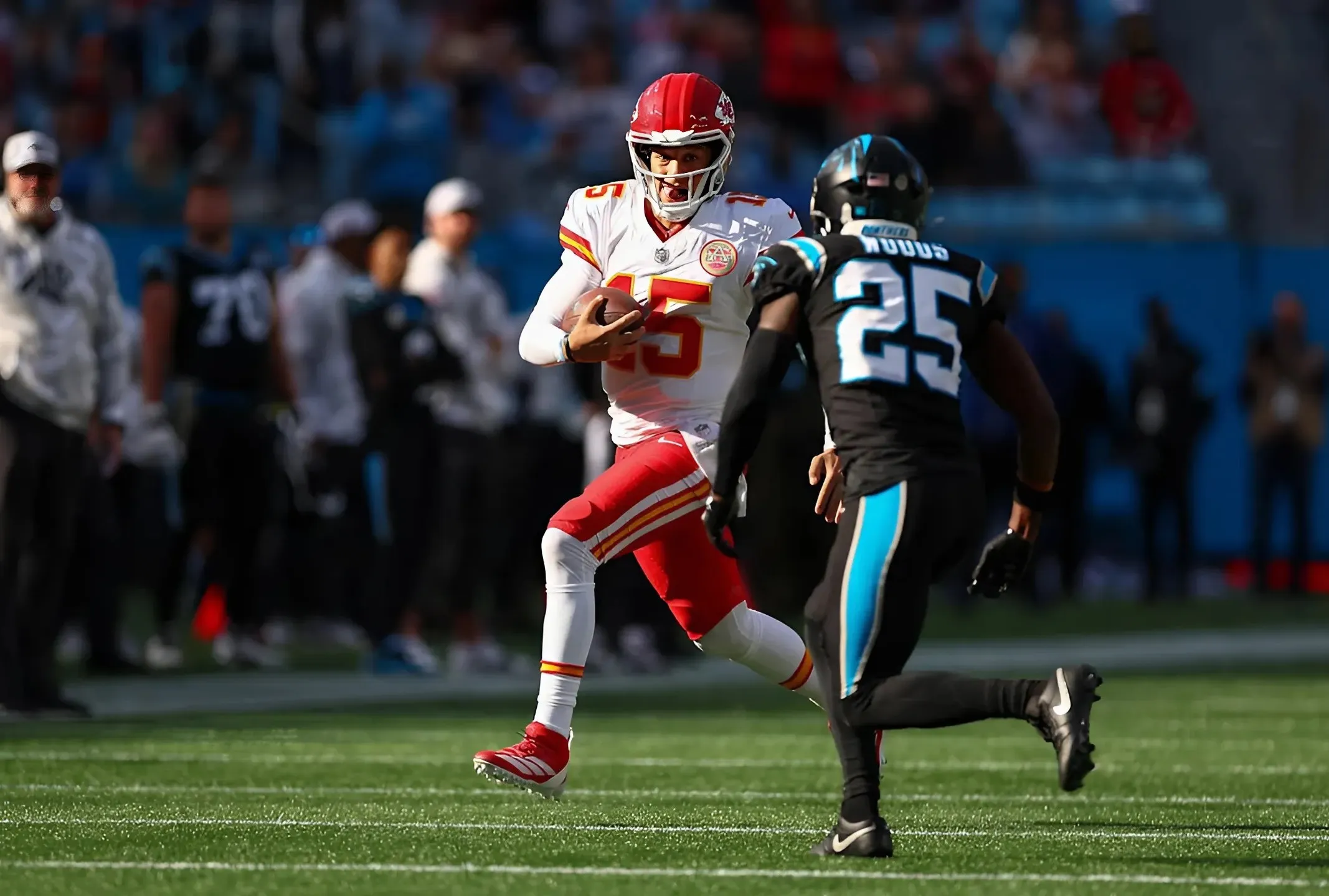 Patrick Mahomes’ Abnormal Behavior After Chiefs-Panthers Game