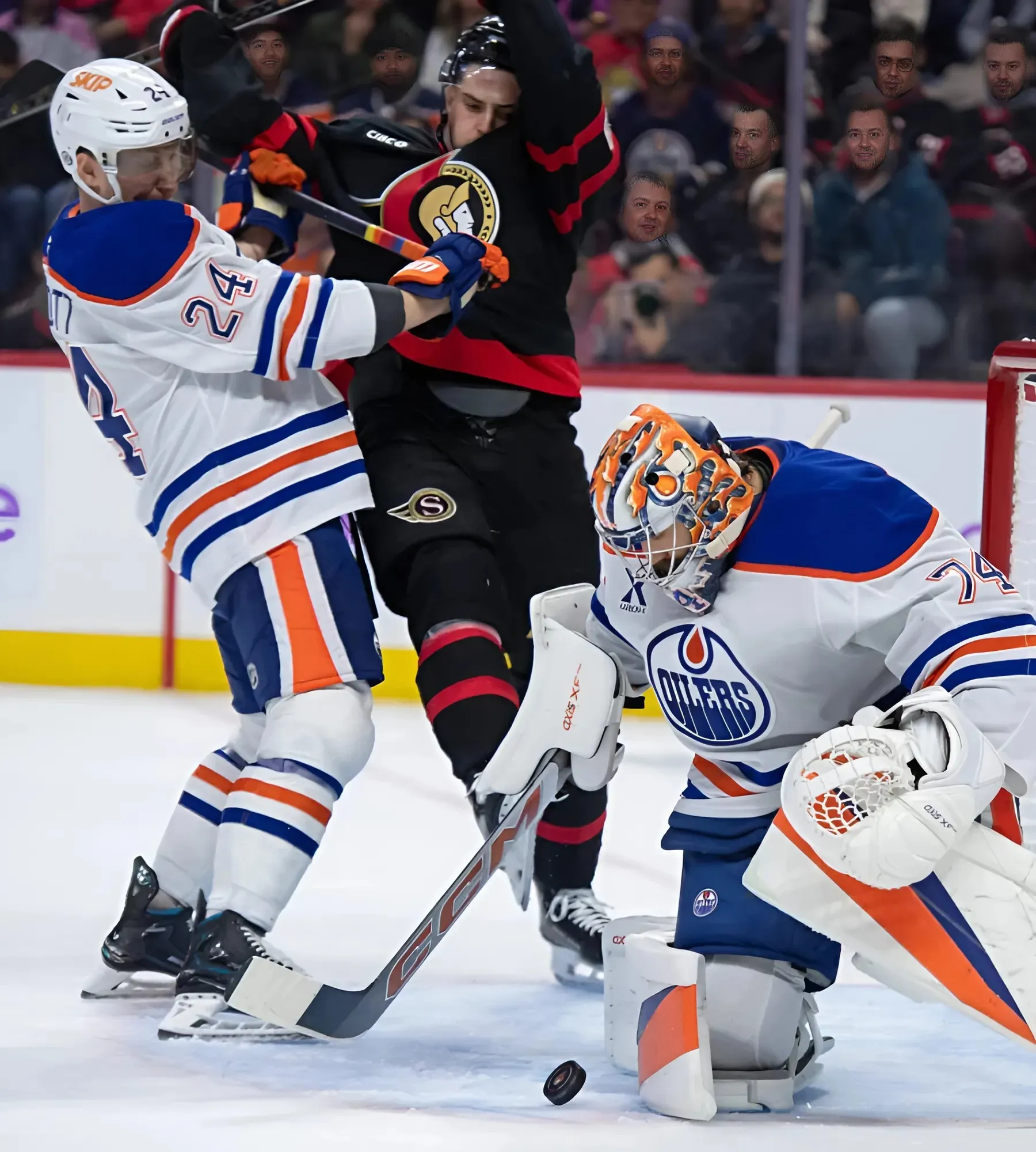 How much is team defence an issue for the Oilers?