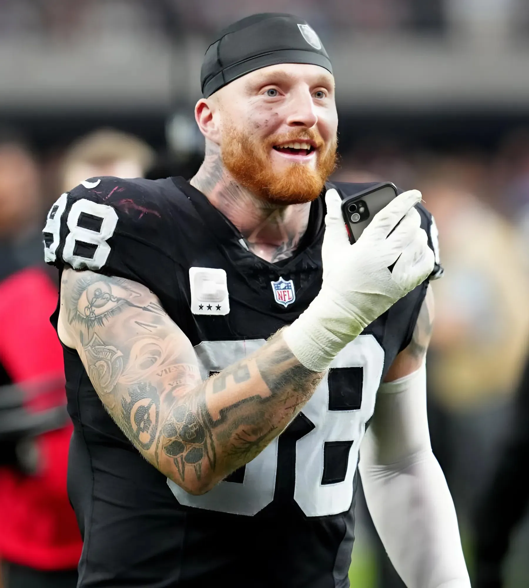 Raiders' Maxx Crosby Sounds Off on Tom Brady Draft Pick