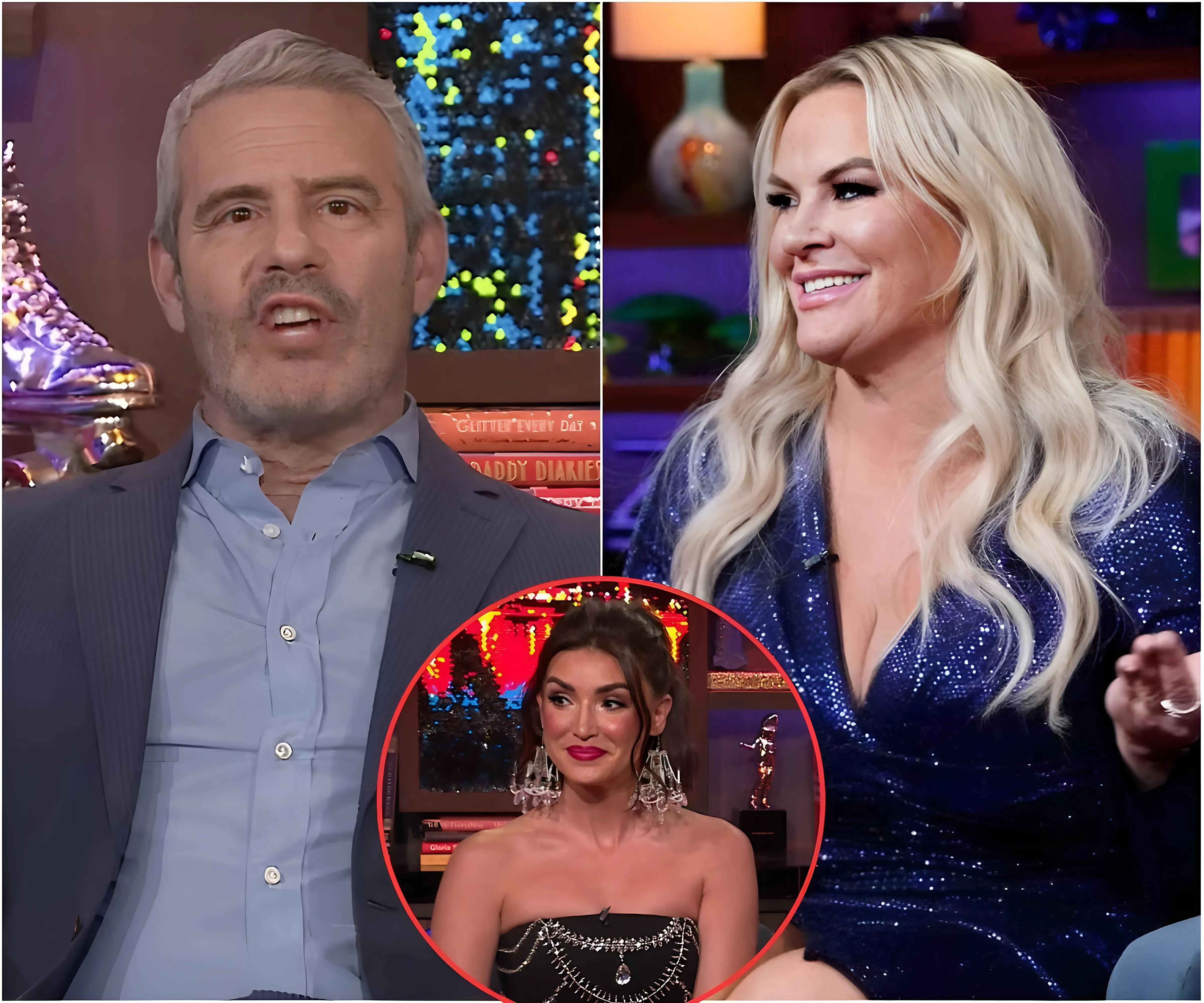 Andy Cohen Claps Back at Claims of Snubbing Heather Gay After Bronwyn Newport Shades RHOSLC Costar by Sharing Video of Andy Not Hugging Heather at Event - suong