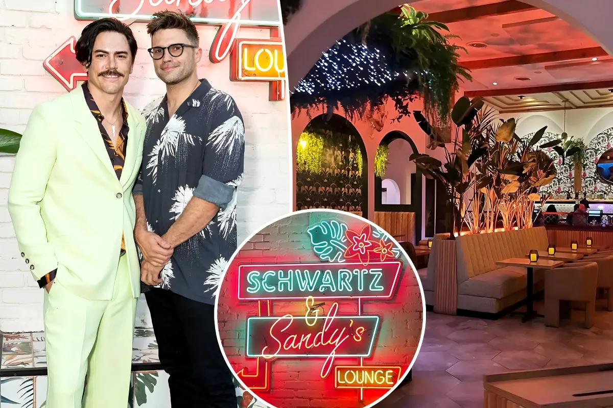 Sudden Closure: Tom Sandoval and Tom Schwartz's Bar Schwartz & Sandy's Shuts Down After Only 2 Years - lulu