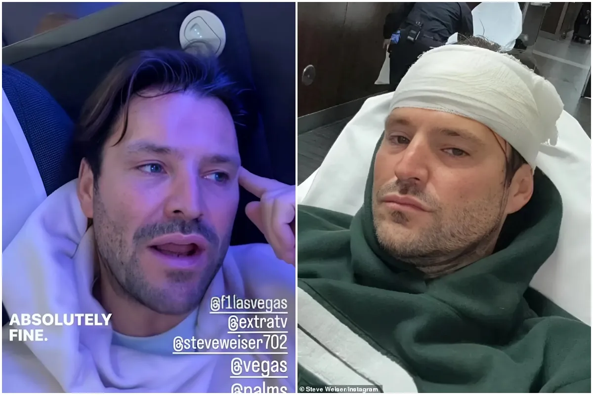 Mark Wright rushed to Las Vegas hospital with horrific head injury needing 30 stitches ngocc