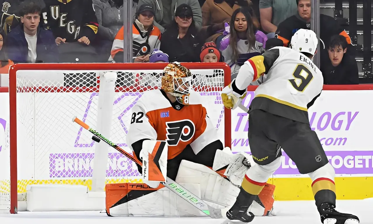 Flyers can't hold 3-0 lead, fall to the Golden Knights in shootout