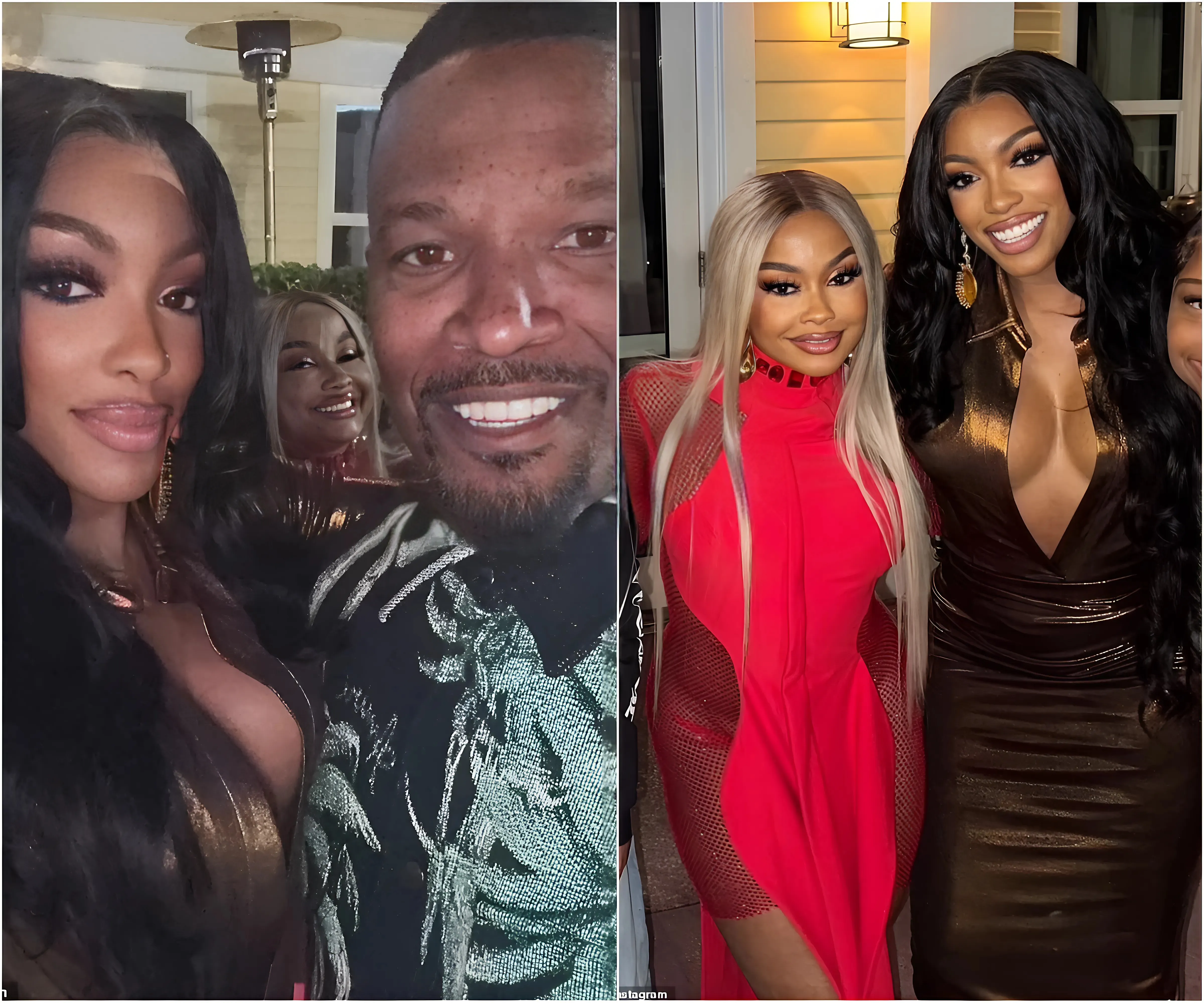 Jamie Foxx enjoys a night out with Real Housewives of Atlanta stars