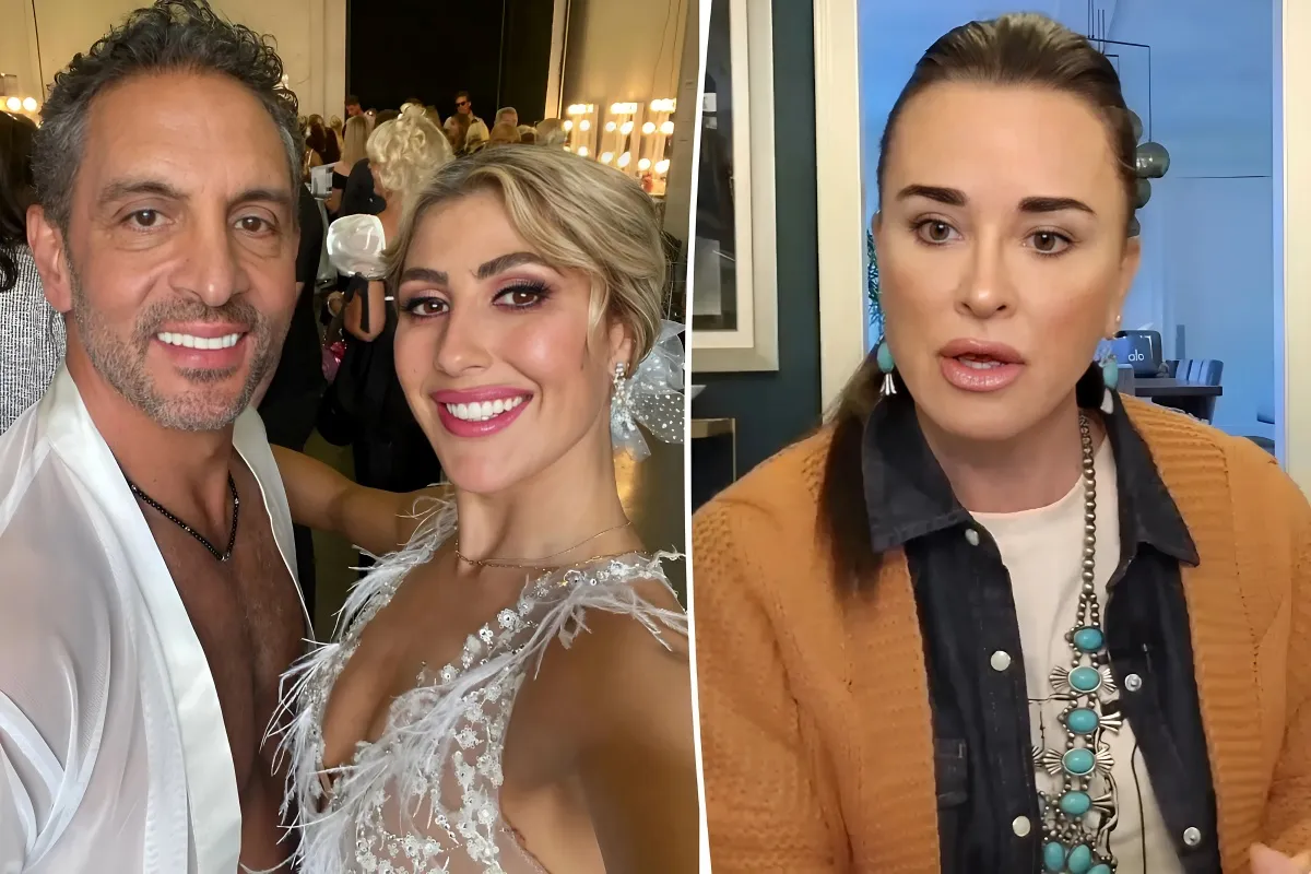 Mauricio Umansky replaced a desk photo of Kyle Richards with ‘DWTS’ partner Emma Slater - lulu