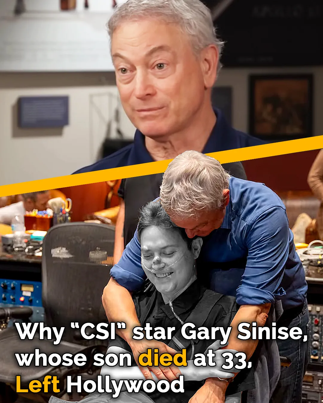 5. Why Gary Sinise, whose son died at 33, left Hollywood behind