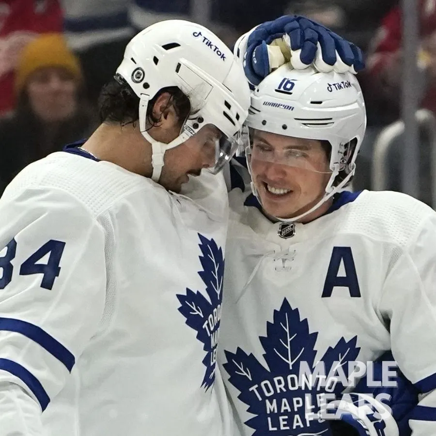 Craig Berube explains why he’s not going to reunite Auston Matthews and Mitch Marner right away