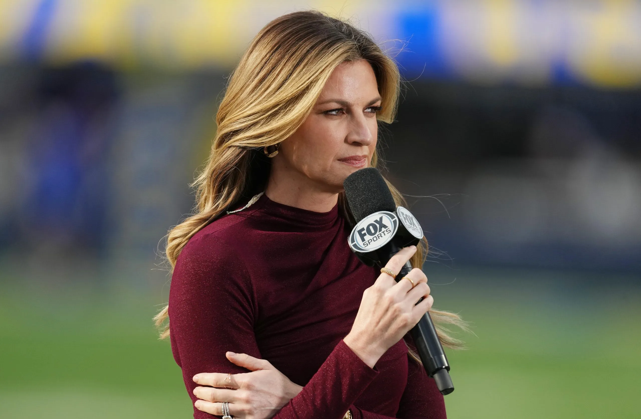 Erin Andrews Reveals 49ers Conversation that Had Her 'Crying Pregame' on Sunday