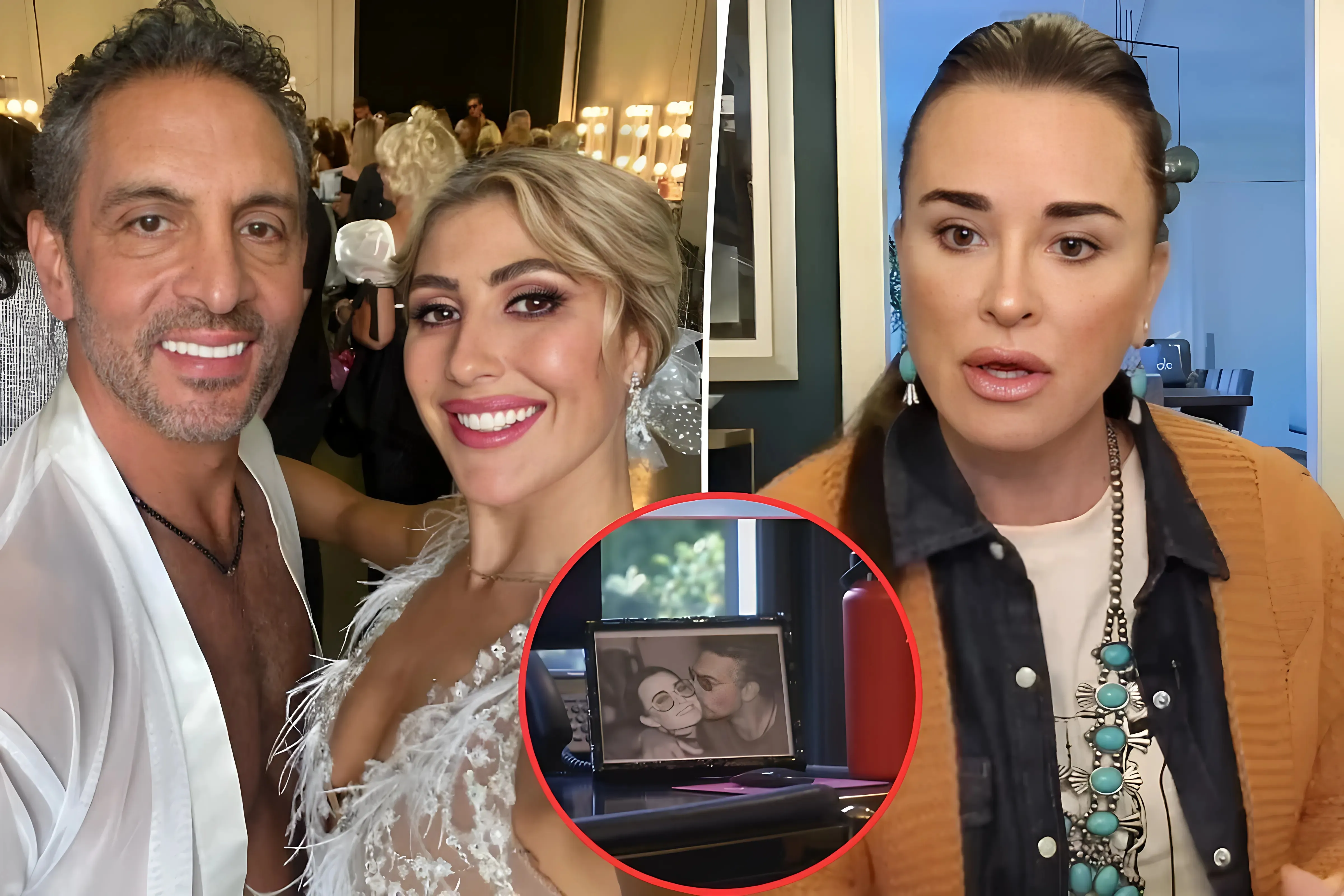 Mauricio Umansky replaced a desk photo of Kyle Richards with 'DWTS' partner Emma Slater