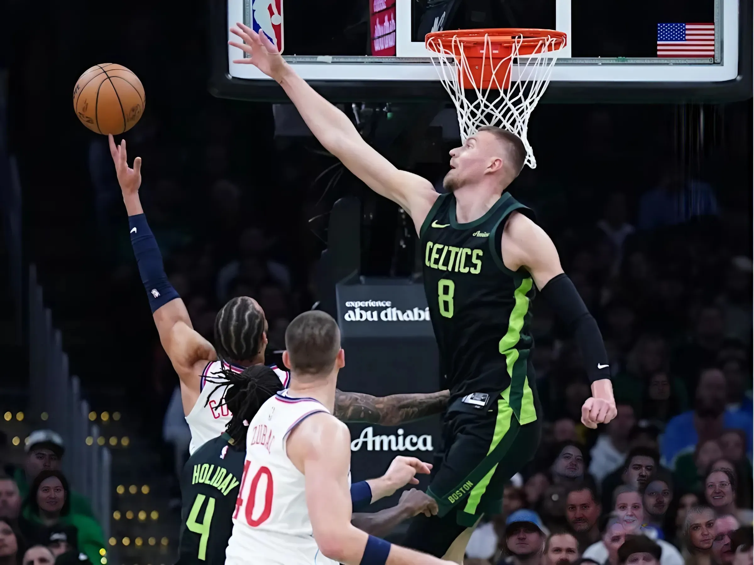 Brad Stevens joined the NBC Sports Boston broadcast during Celtics blowout over Clippers