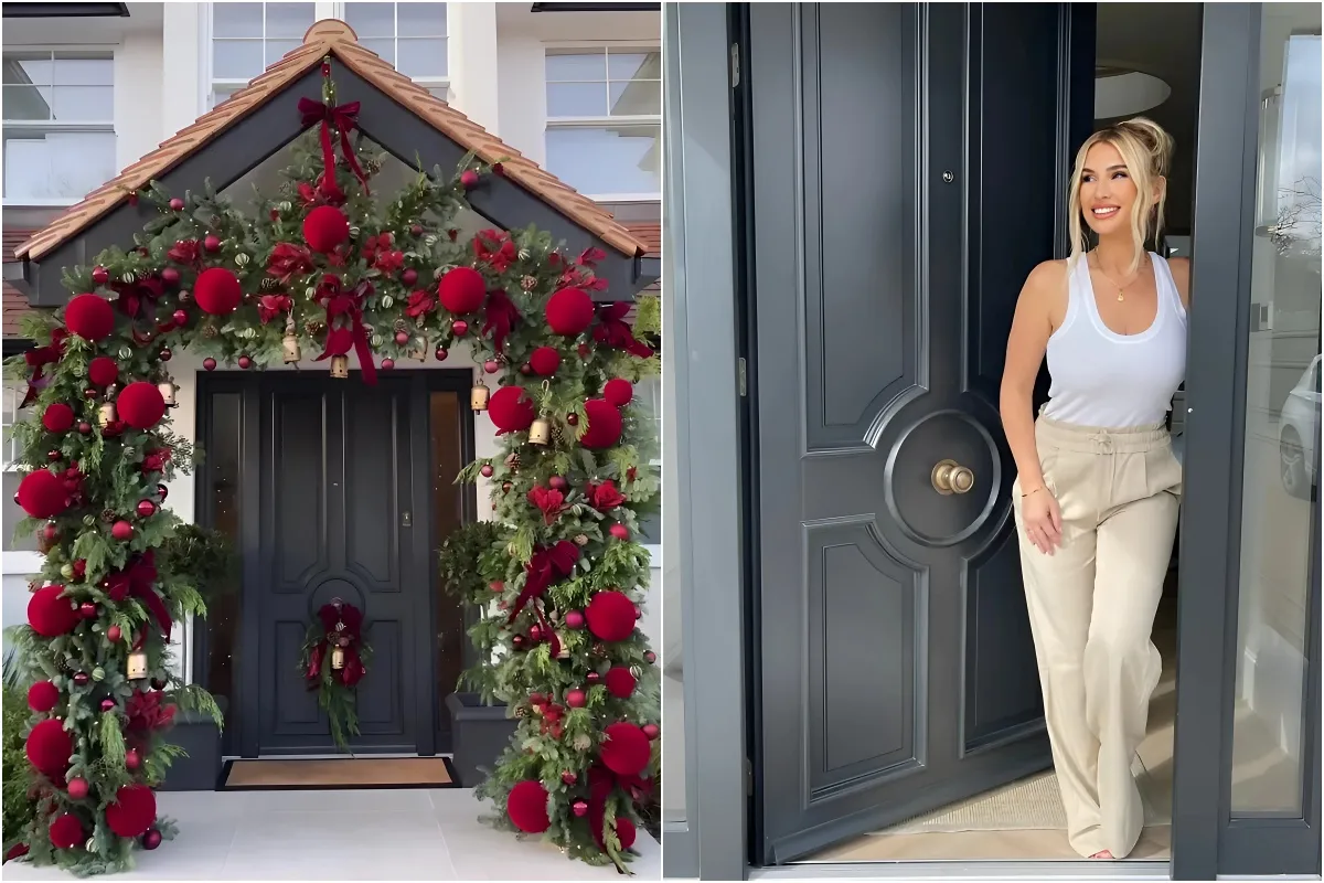 Billie Faiers slammed for ‘flaunting her wealth’ after revealing Christmas decorations at the front of her £1.4m mansion liennhi