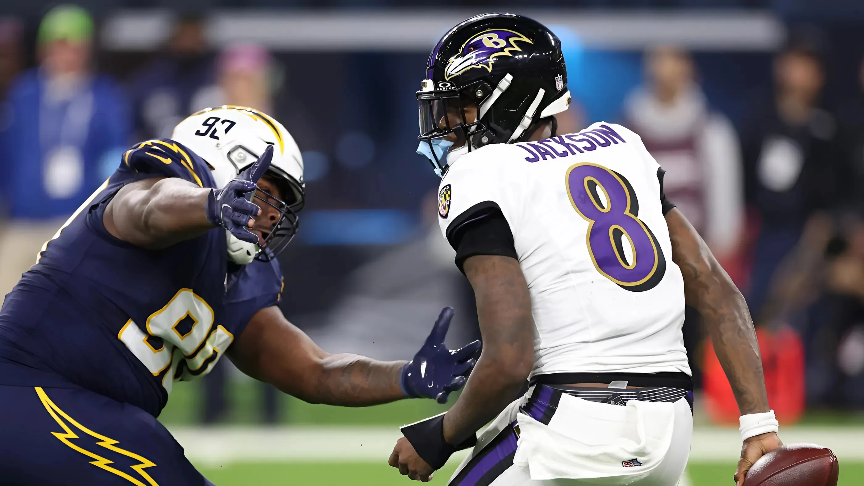 Watch Lamar Jackson juke Chargers defender into a different universe