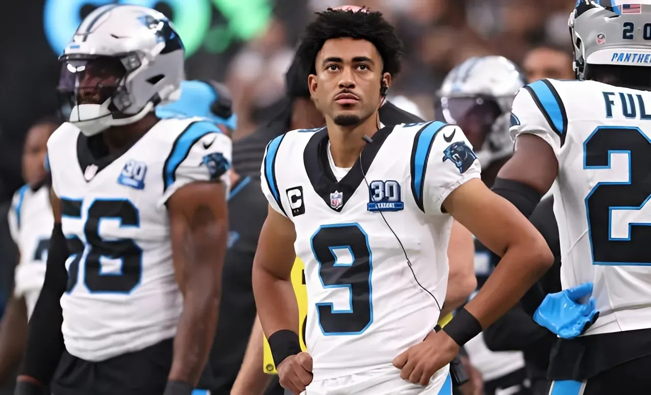 Panthers HC Dave Canales is asked if Bryce Young will be team's starting QB moving forward