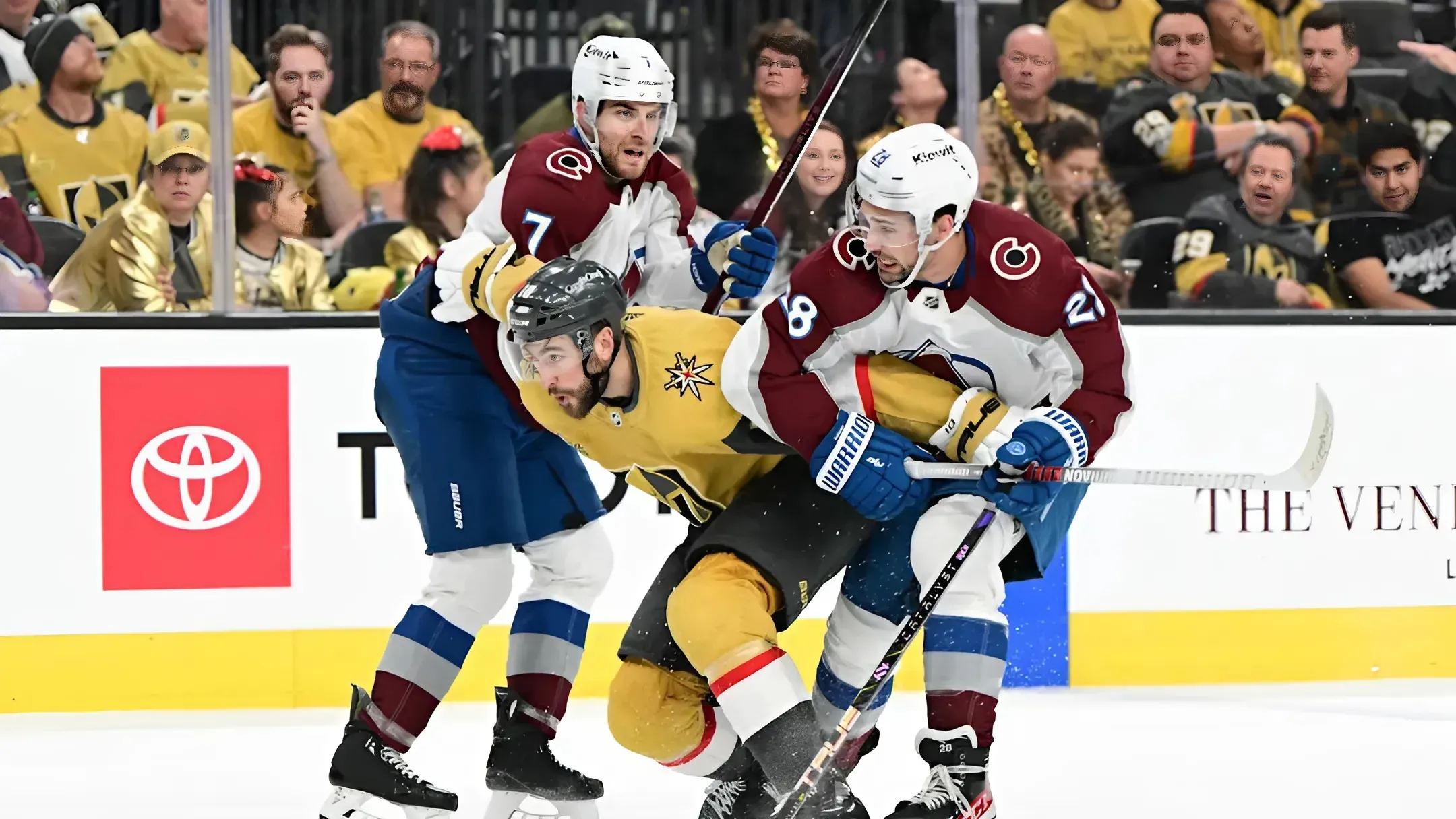 Two stats that will define Wednesday's game between the Avalanche and Golden Knights