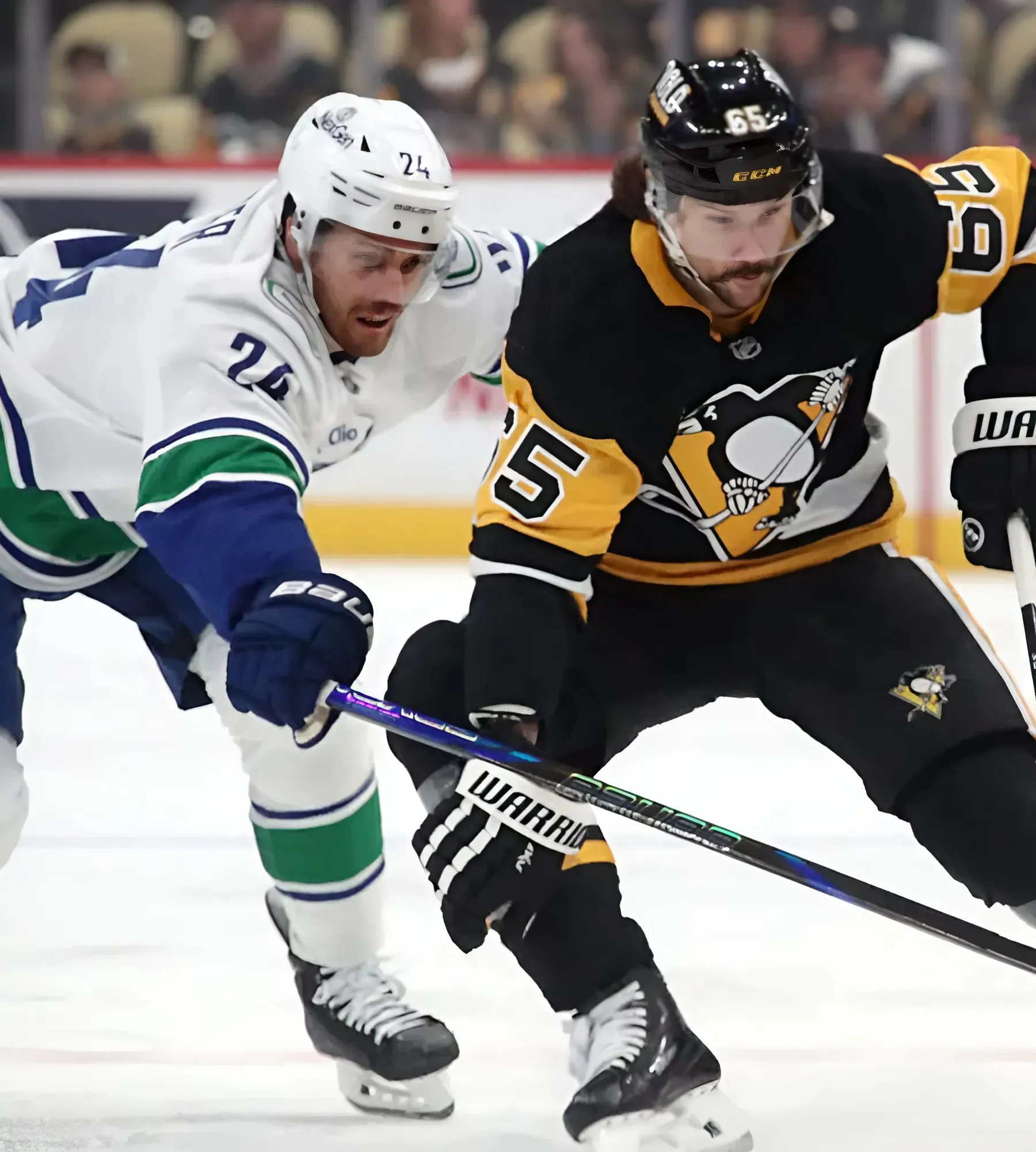 Canucks nearly come back from four goal deficit in 5-4 loss to Penguins