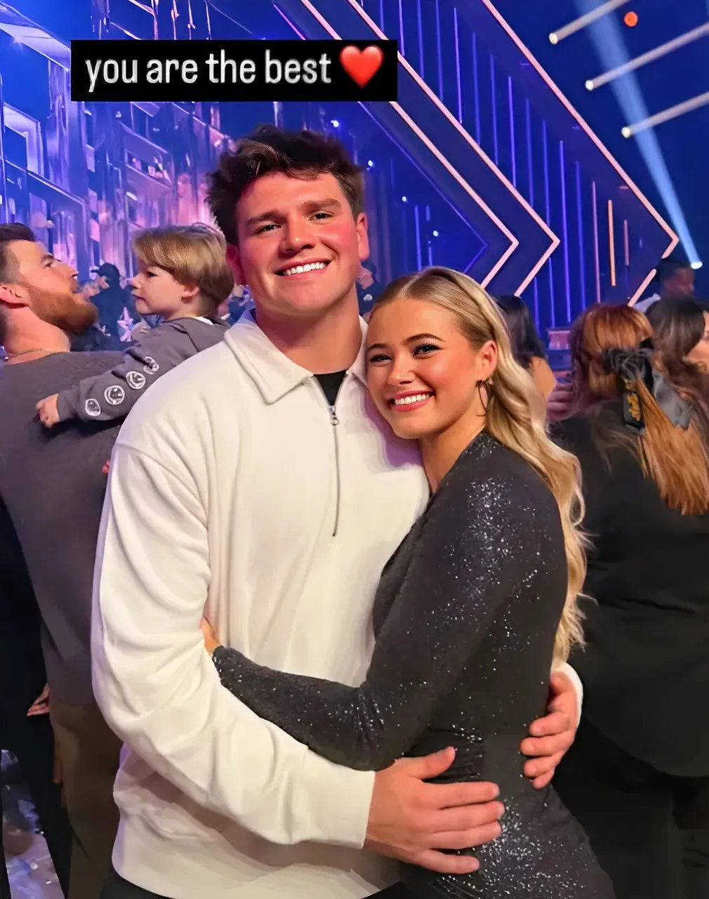 USC star Walker Lyons supports girlfriend Rylee Arnold at 'DWTS' finale!