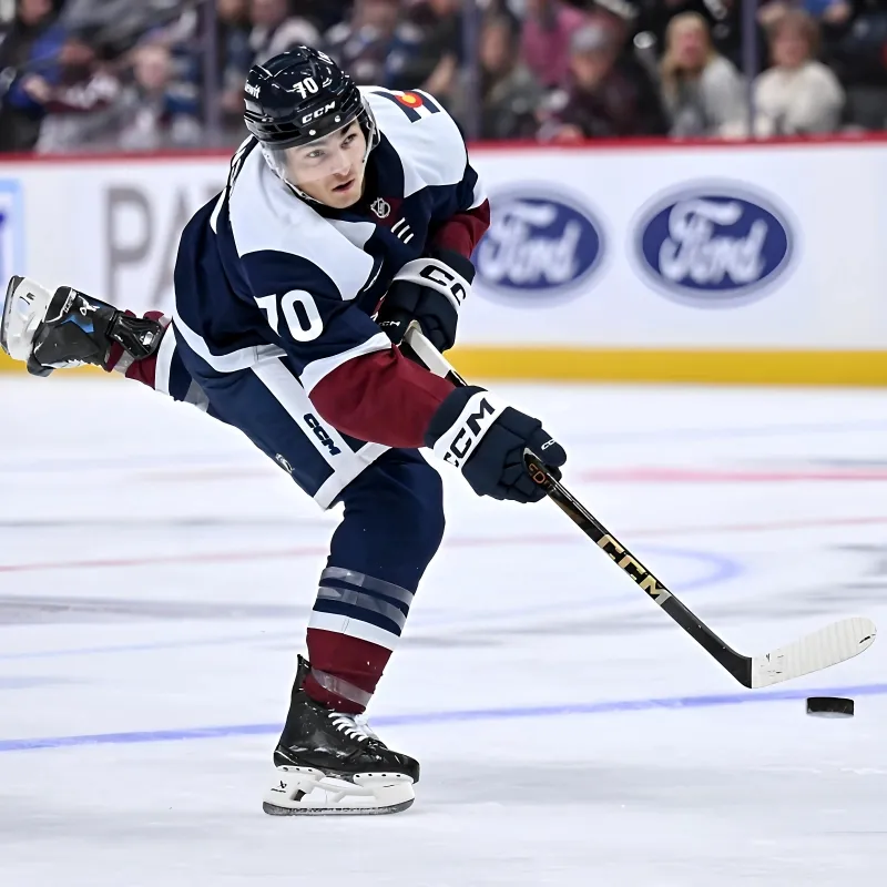 Sam Malinski’s consistent play has been an early-season bright spot for Avalanche