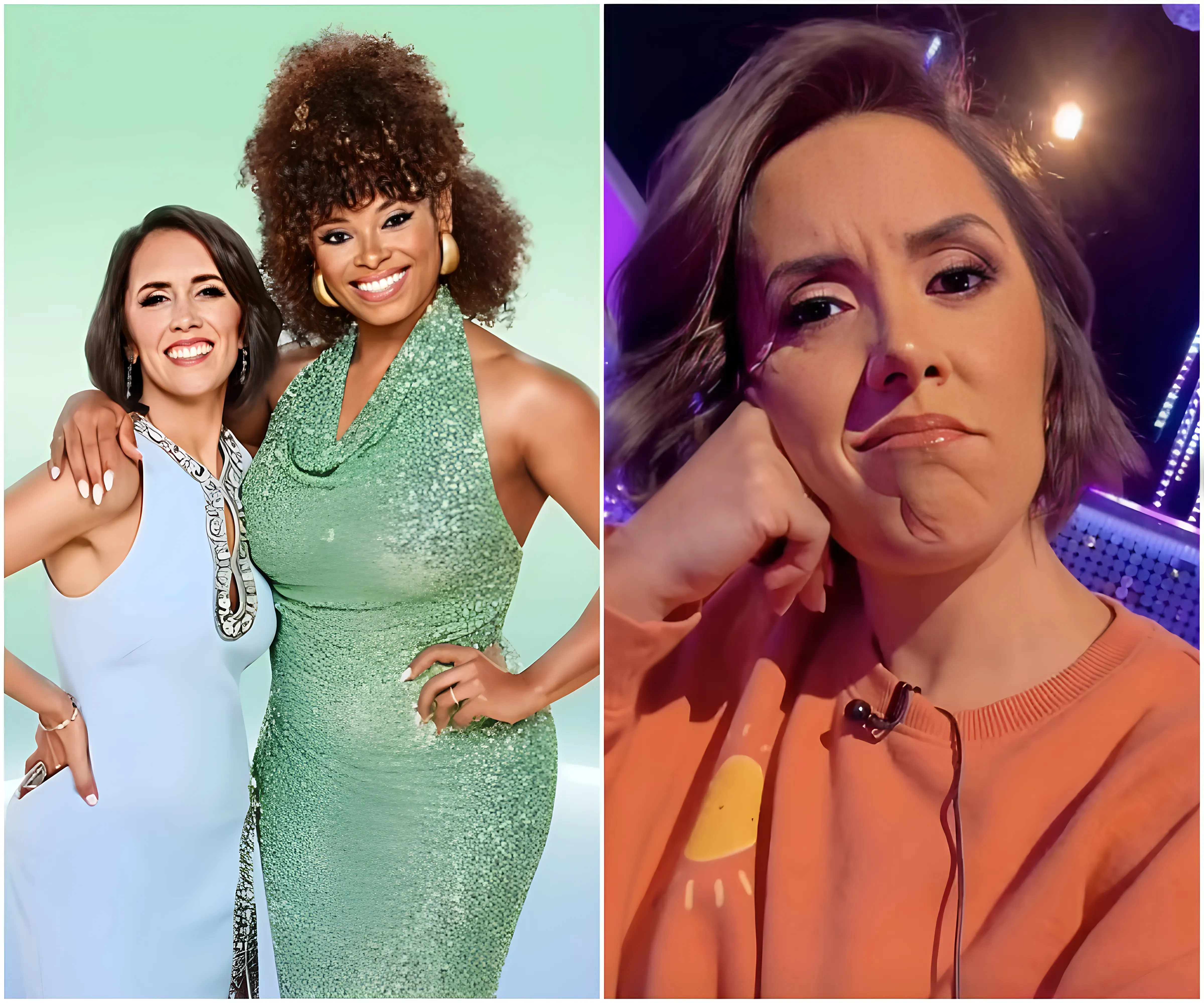 Strictly Come Dancing's Dianne Buswell grovels for forgiveness after SPITTING on Janette Manrara live on It Takes Two - gasping 'I'm so sorry!' - suong