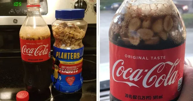 9. Adding peanuts to Coca-cola