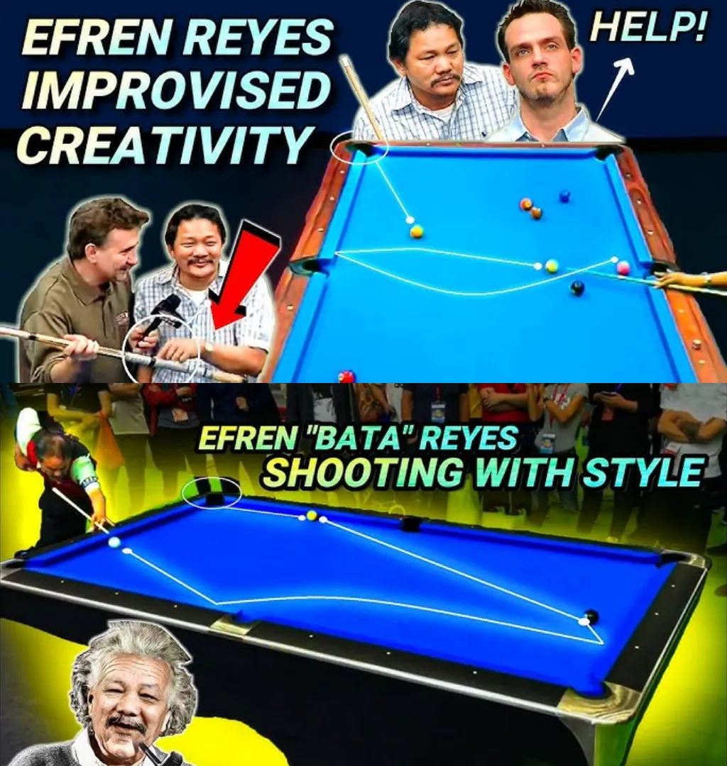 Efren 'Bata' Reyes in His Prime – The Unstoppable Beast of Billiards!