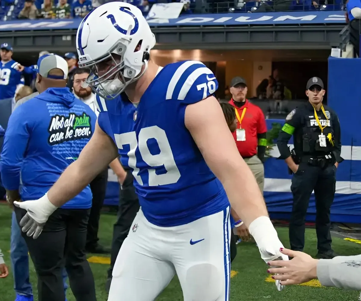 One offensive tackle returns for Colts while another is out vs Patriots