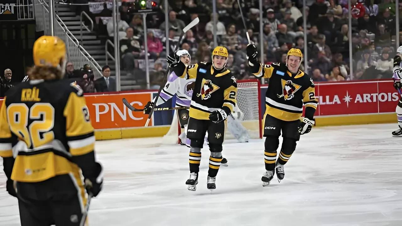 Penguins beat Bears, Nailers' winning streak reaches 8