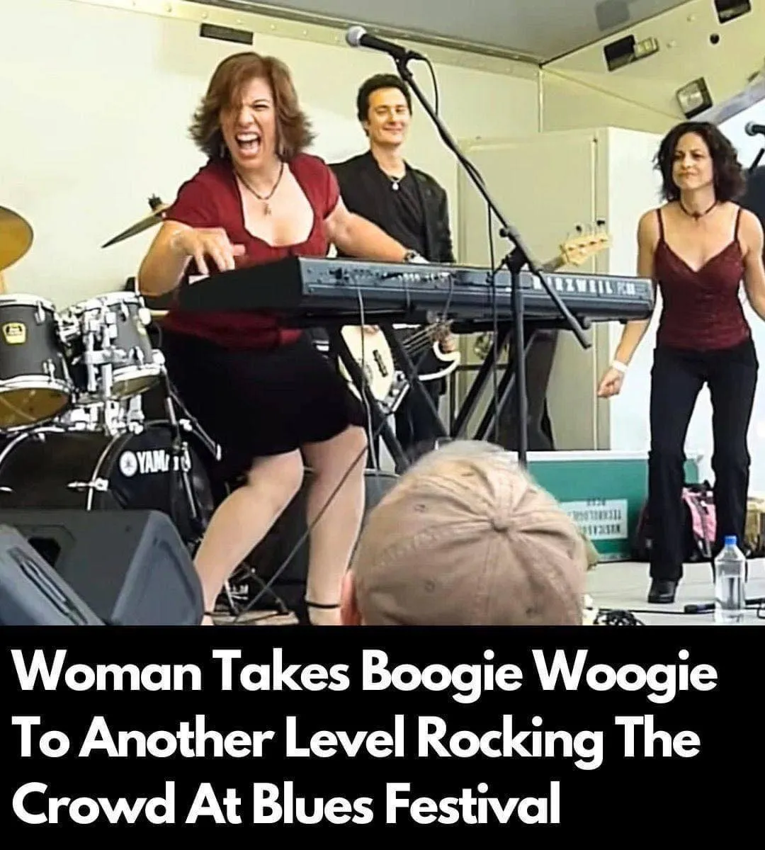 5. At the Blues Festival, a Woman Rocks the Crowd Like No Other Boogie Woogie