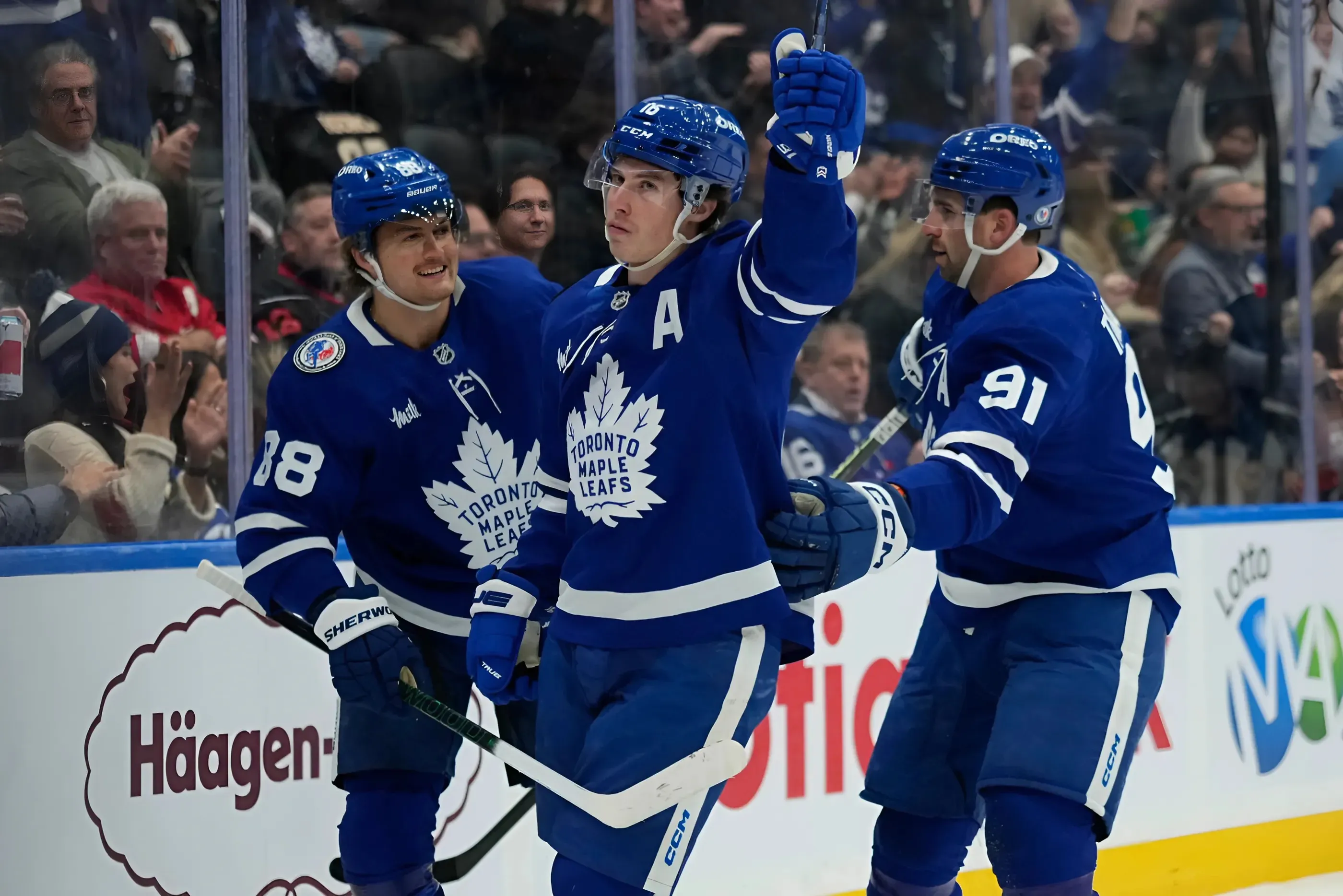 Maple Leafs’ 3 Stars of the Week: Tanev scores 1st goal as a Maple Leaf, Woll earns 5th straight win