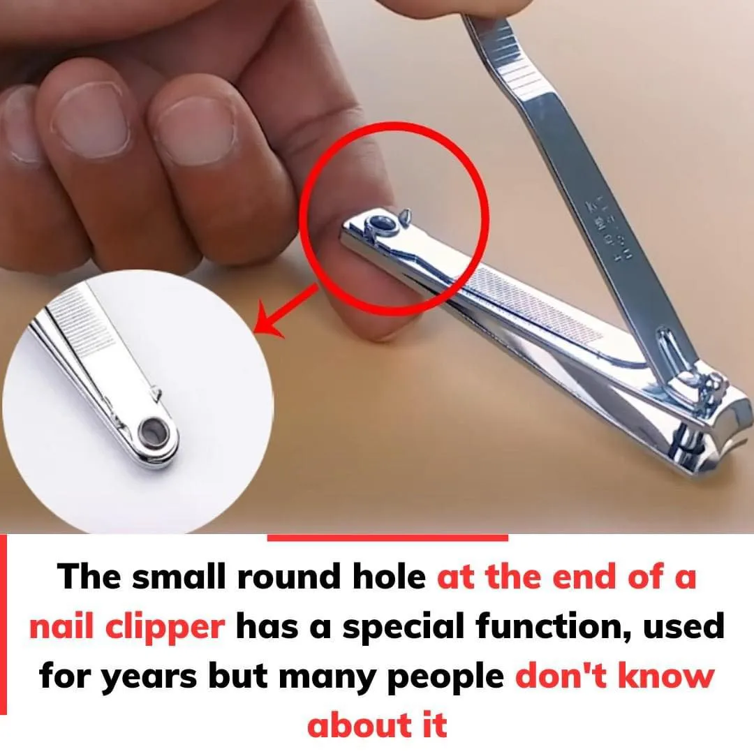 5. The "small round hole" on the nail clipper has special and powerful uses