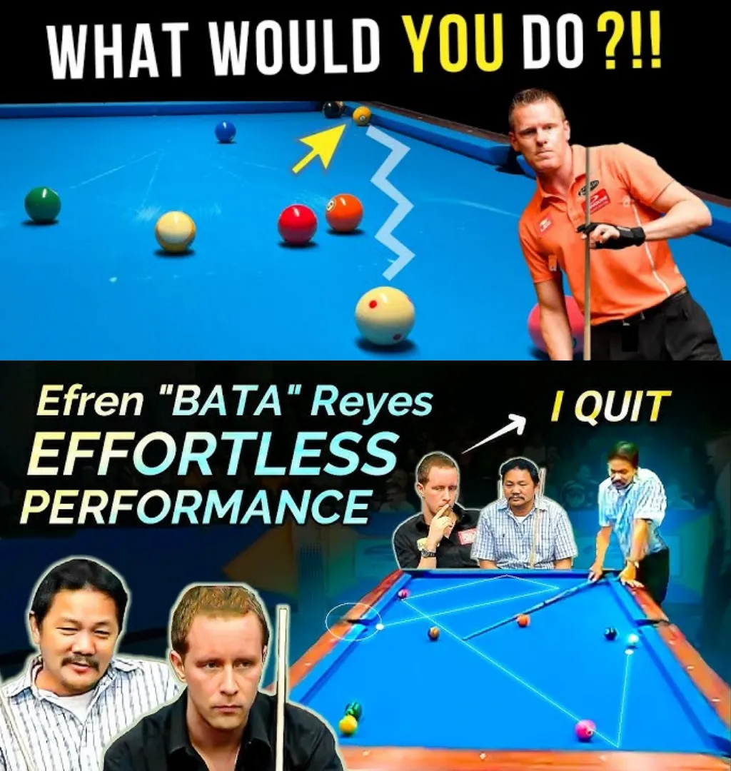 You Won't Believe It! Legendary Efren Reyes's Innovative Safety Tactics Stun Opponents and Spectators!