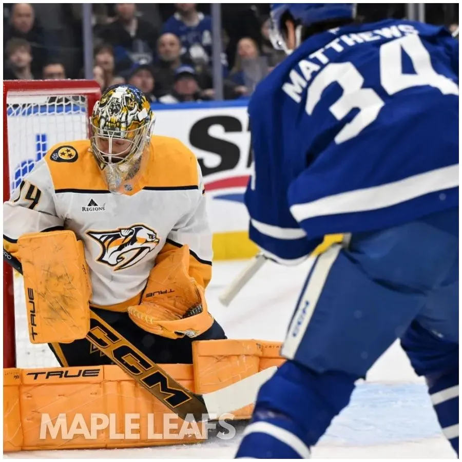 Knee Jerk Reaction: Matthews and Marner step up big time in Maple Leafs’ 3-2 win over Predators