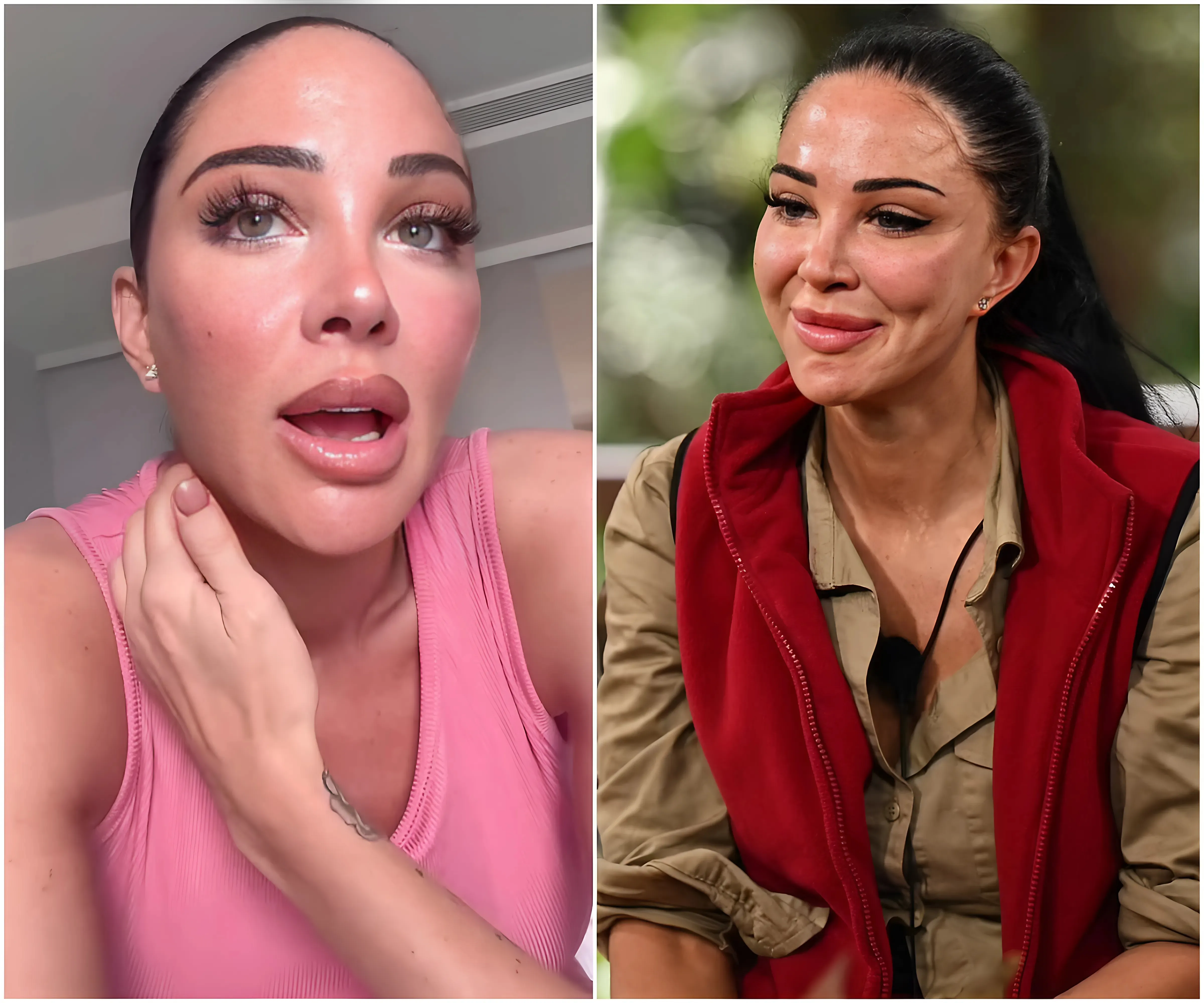 Tulisa is already on a flight home to the UK in huge snub to the I'm A Celeb final after falling out with her best friends - suong