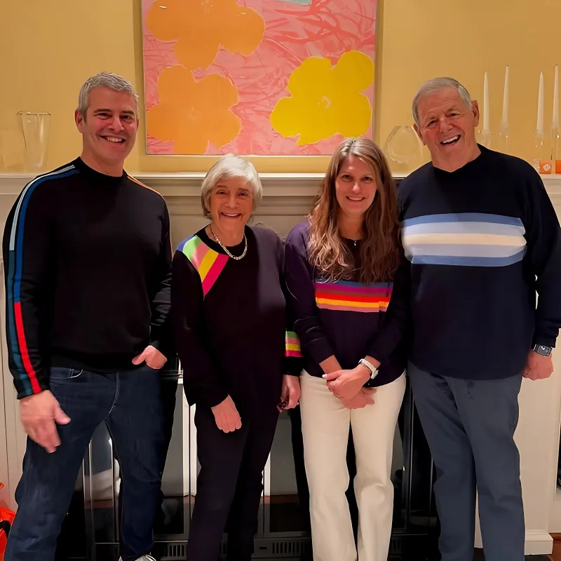 Rare Family Moment: Andy Cohen Captures a Special Photo with His Parents and Sister - lulu