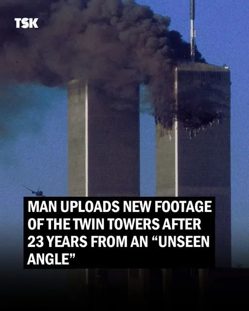 9. Man Releases Chilling Never Seen Before Footage of Twin Tower Collapse