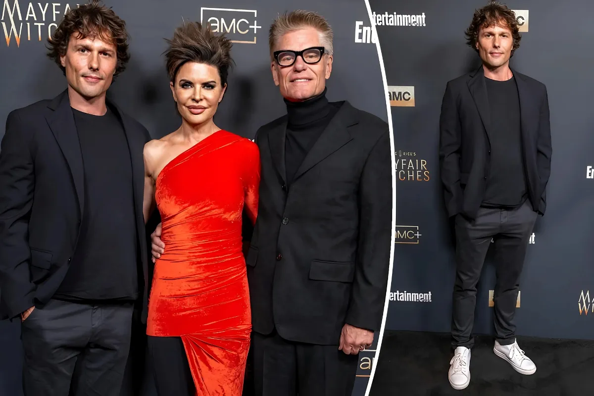 Harry Hamlin’s son, Dimitri, makes rare red carpet appearance with dad and Lisa Rinna