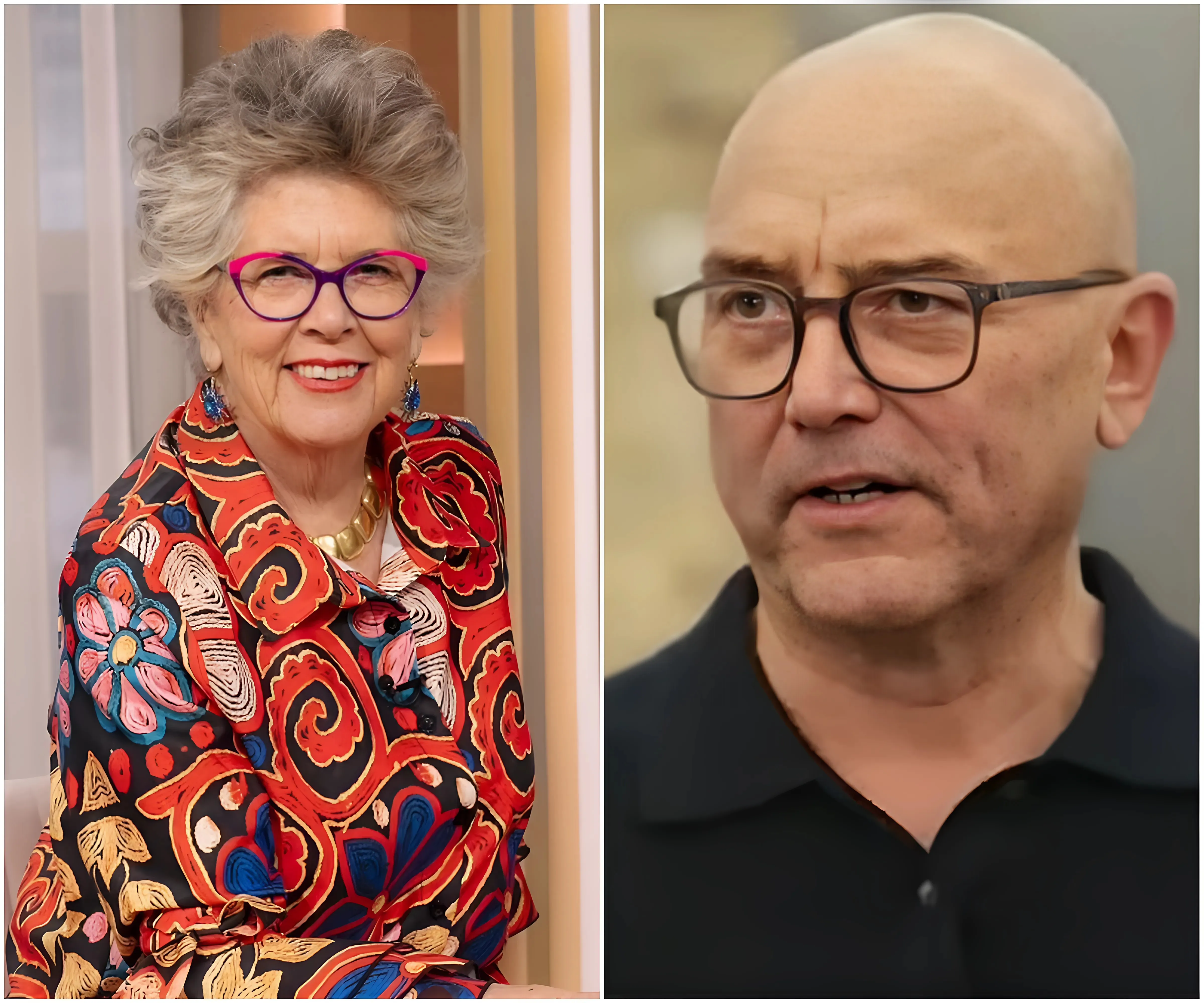 Dame Prue Leith throws her support behind Gregg Wallace and insists he 'shouldn't be sacked' amid misconduct allegations - admitting she's often warned over her own 'offensive' language - suong