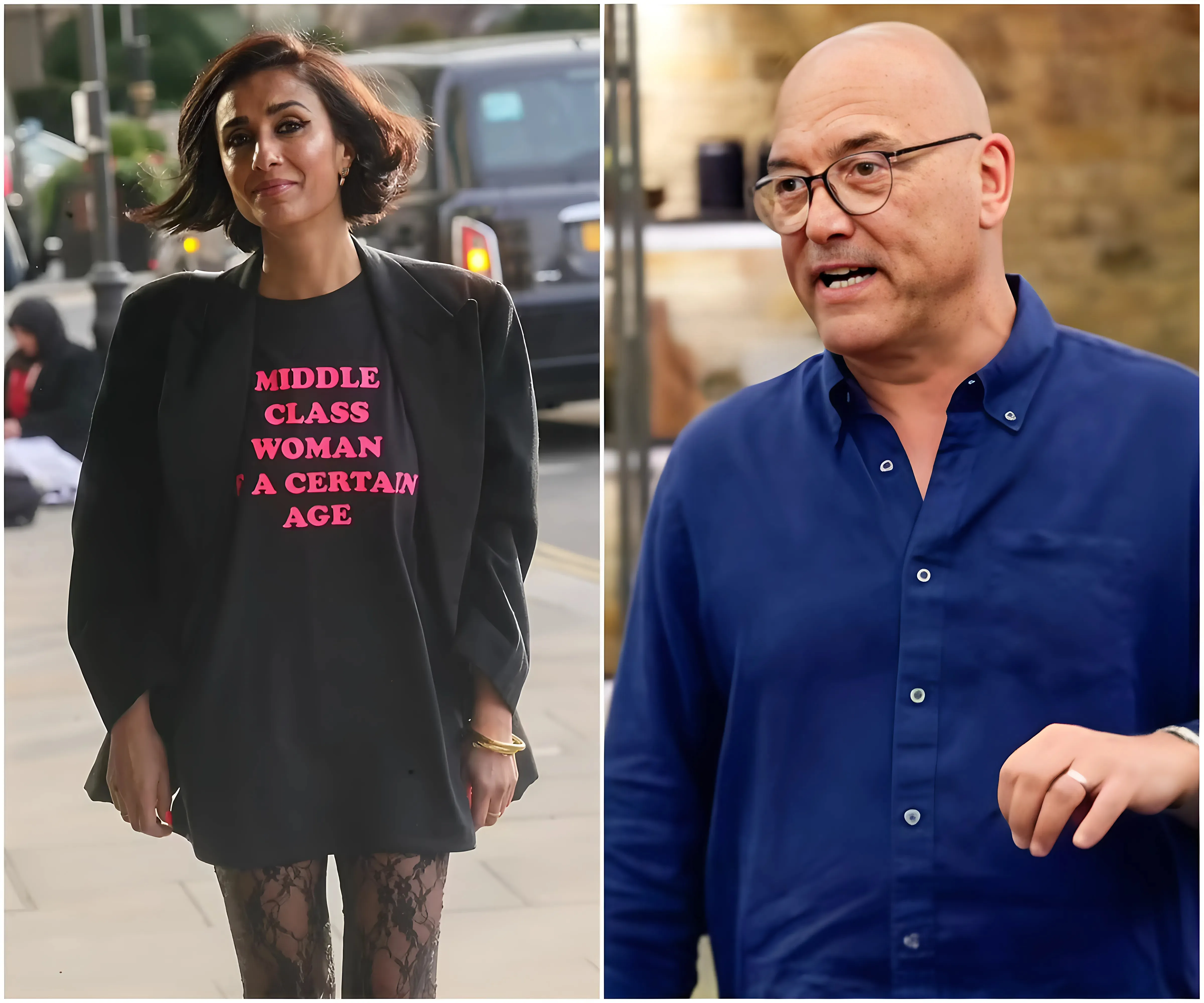 Anita Rani takes subtle swipe at Gregg Wallace in a fresh dig at the former MasterChef star after he blamed 'middle-class women of a certain age' for his suspension from the BBC show - suong