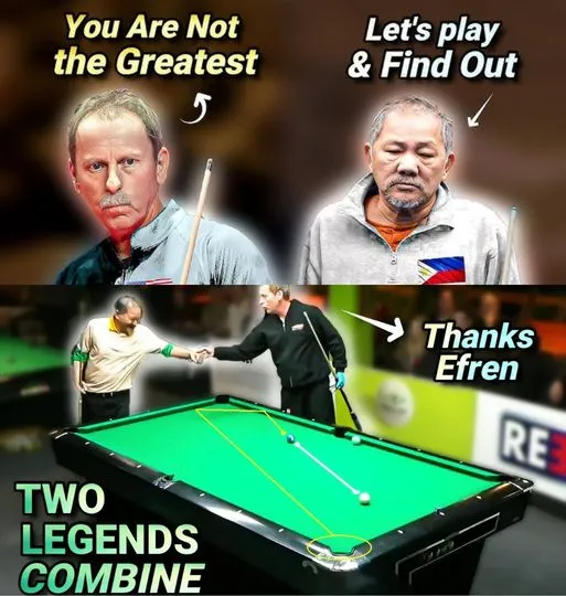 When Efren Reyes and Earl Strickland Team Up – The Legendary Pair Unleashes Perfection In Billiards!