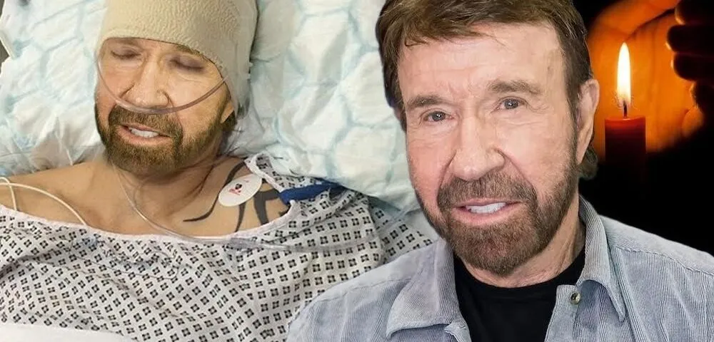 9. Chuck Norris is fi-ghting for life Prayers needed