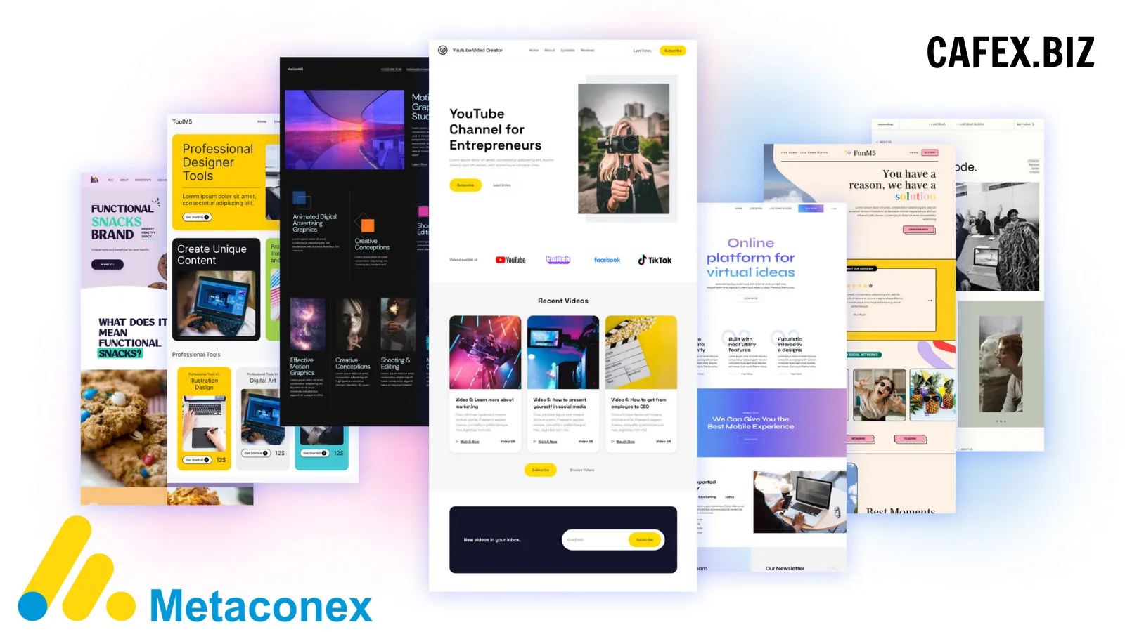 Let's find out web design trends for 2023 with Metaconex - The best websites builder