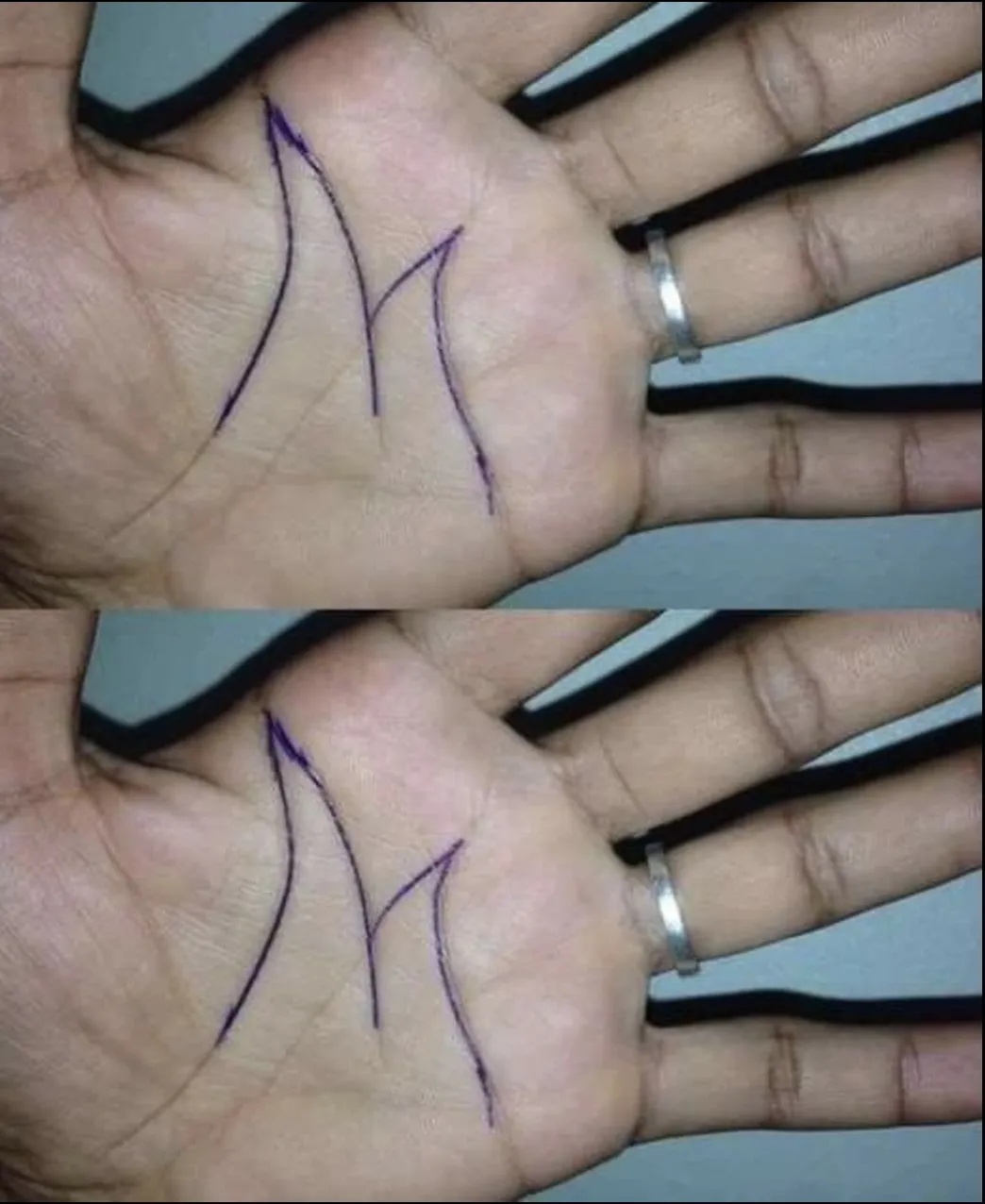 5. Why some people have an 'M' on their palm S3