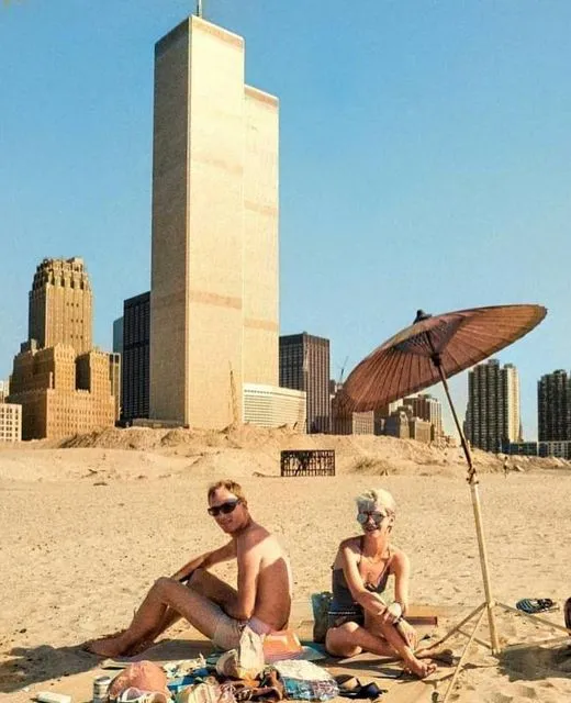 Photos: Discover the lost New York beach at the Twin Towers