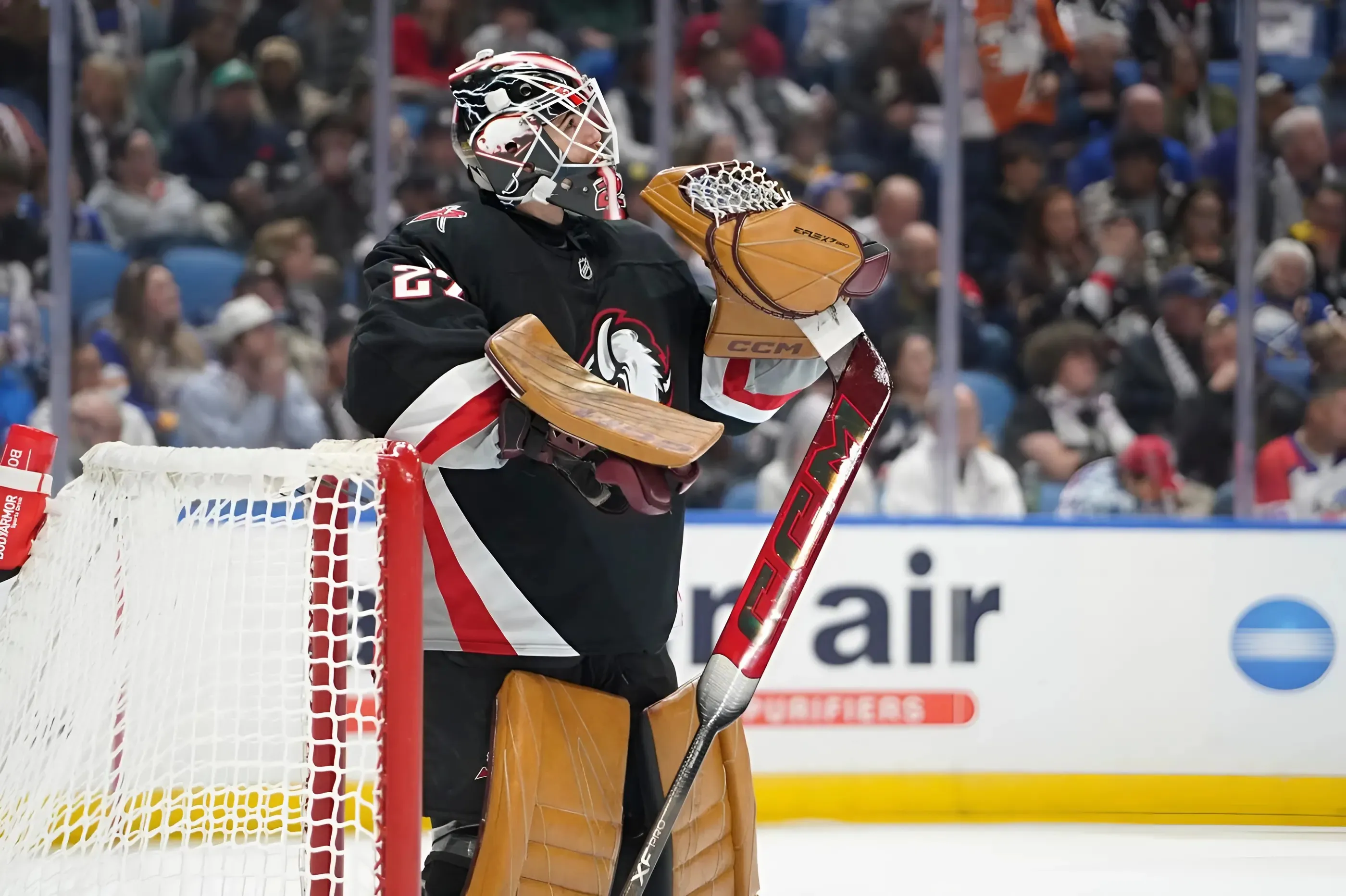 Sabres notes: Devon Levi thriving since taking over as Amerks' No. 1 goalie